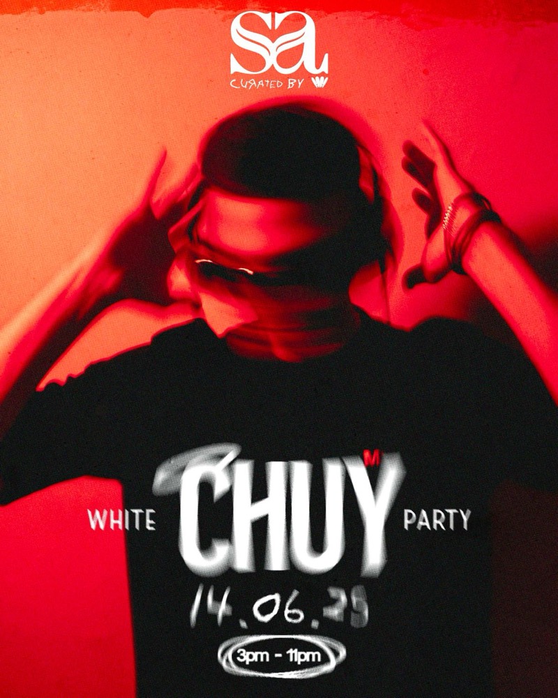 Afiche de Chuy White Party, 14.06.25