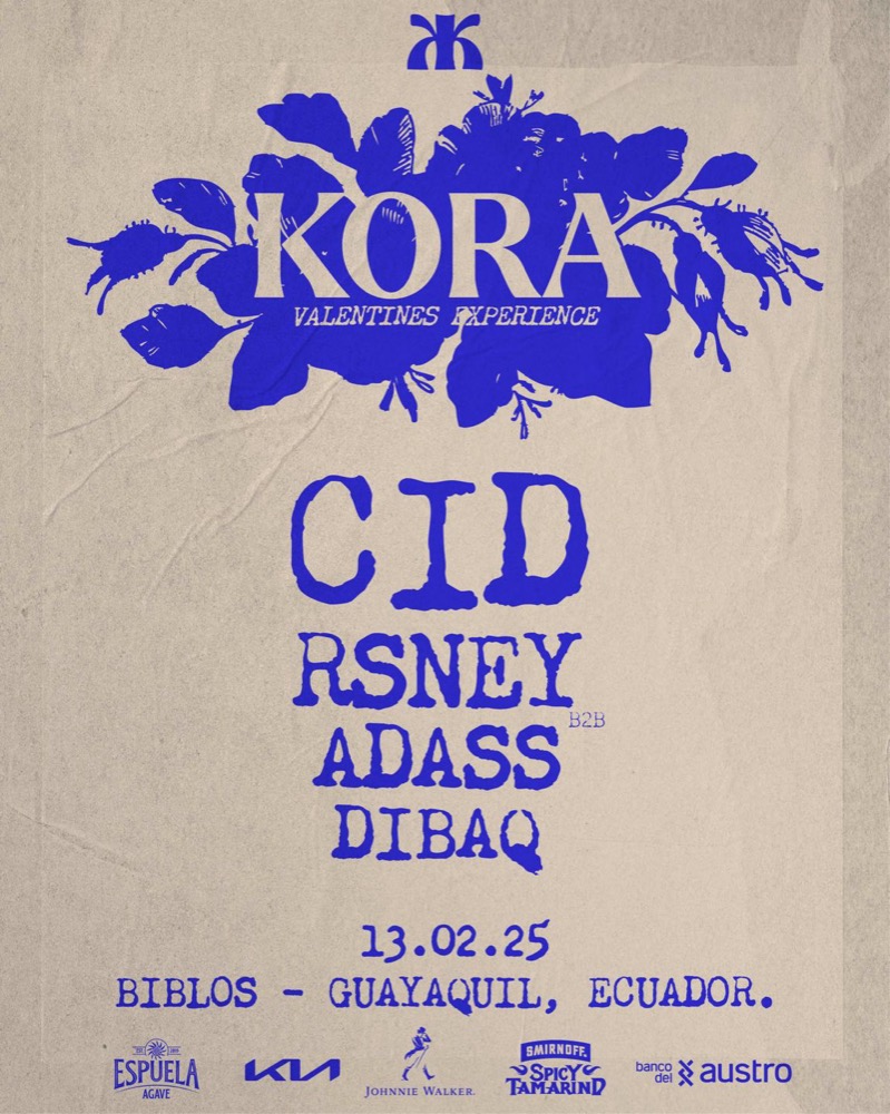 Afiche de Kora Valentines, Guayaquil, 13.02.25