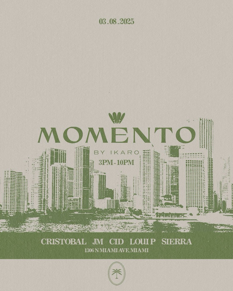 Afiche de Momento, Miami, 03.08.25