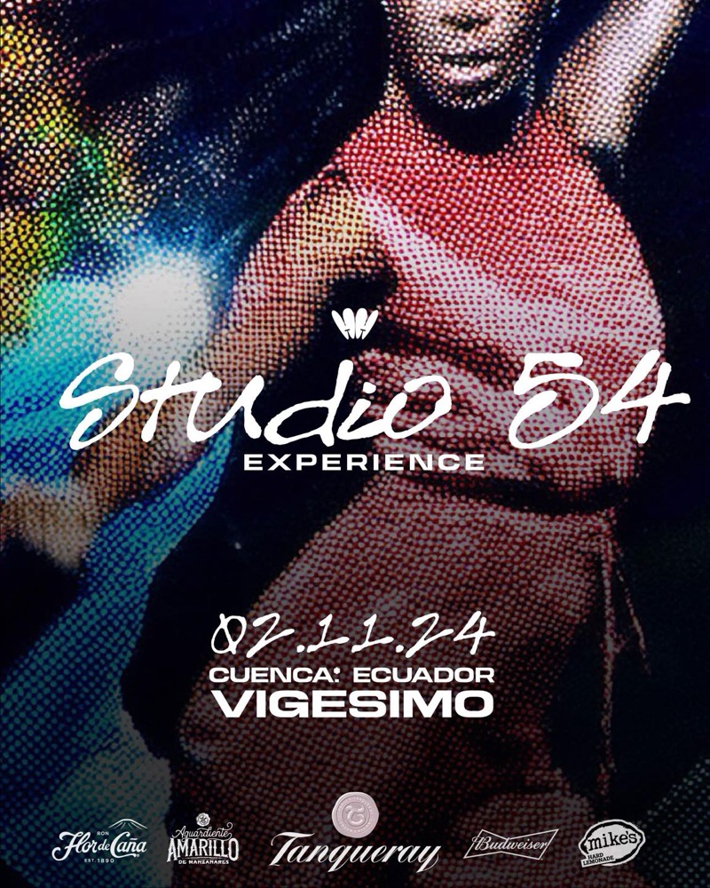 Afiche de Studio 54, Cuenca, 02.11.24