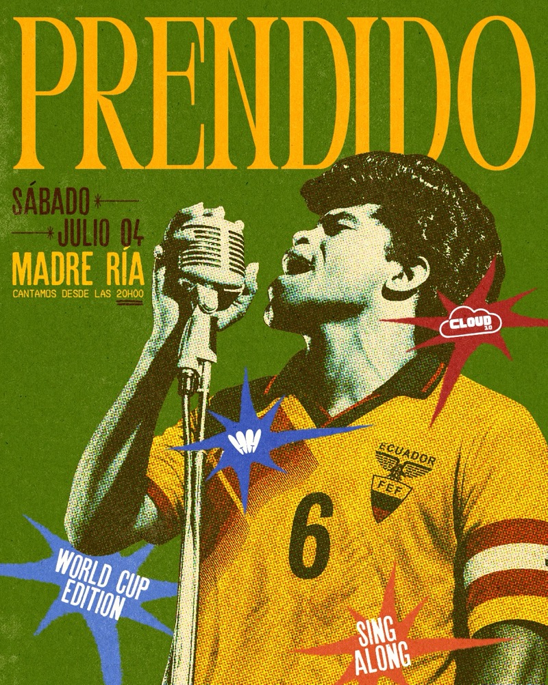Afiche de Prendido, Madre Ría, 04.07.26